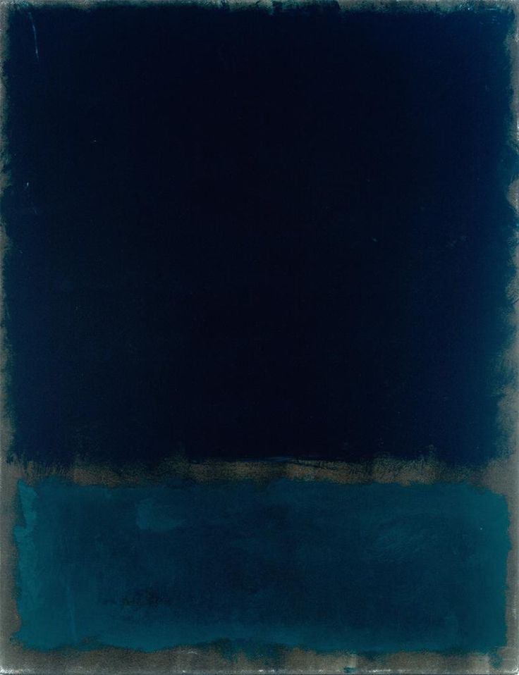 Mark Rothko, Untitled (Blue, Blue, Dark), c.&nbsp;1960